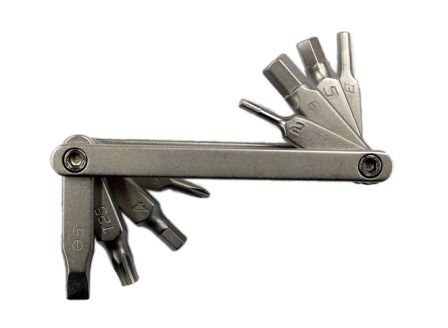 BICYCLE PARTS - MULTI - TOOL 8 FUNCTION, SLIMLINE, 2/3/4/5/6/T25/ - /+
