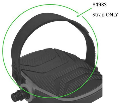 BICYCLE PARTS - STRAP FOR EXERCISE PEDAL 8493. PAIR - 37.5CM LONG