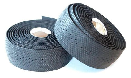BICYCLE PARTS - BARTAPE, VELO WRAP MICROFIBRE, PIN HOLE TEXTURE, PU, SHOCKPROOF, ELASTIC AND NON - SLIP, BLACK