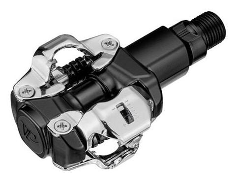 BICYCLE PARTS - PEDALS 9/16 MTB, CLIPLESS, ALLOY BODY, QUALITY VP PRODUCT, BLACK