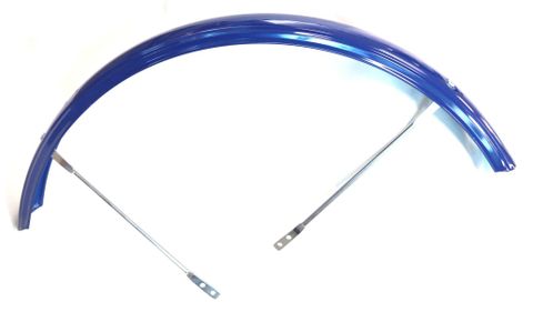 Blue 24-inch Rear Fender For Trikes - Cycling Accessory For Mudguard Protection - Durable Bike Part
