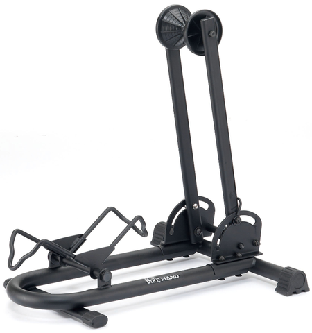 BICYCLE PARTS - BICYCLE STORAGE/PARKING STAND, FOR BIKE STORAGE FROM 20MM WIDE TYRE ON 650C & 700C ROAD WHEELS TO 2.4 WIDE MTB/BMX TYRES IN SIZE
