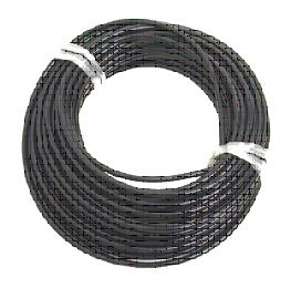 BICYCLE PARTS - BRAKE CASING - TEFLON COATED, LOW FRICTION POLYMER, 5MM DIAMETER, 25M ROLL, BLACK