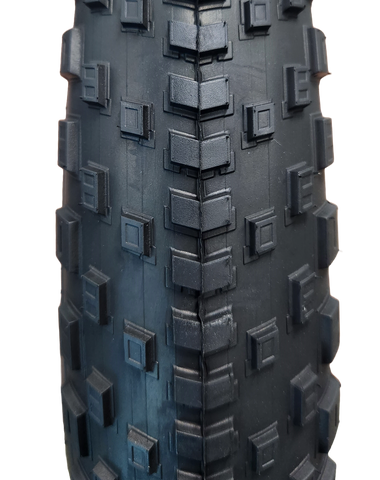 BICYCLE PARTS - TYRE 20 X 4.0 BLACK, FAT TYRE KNOBBY - QUALITY WANDA TYRE PRODUCT