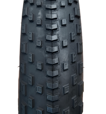 BICYCLE PARTS - TYRE 24 X 4.0 BLACK, FAT TYRE KNOBBY - QUALITY WANDA TYRE PRODUCT