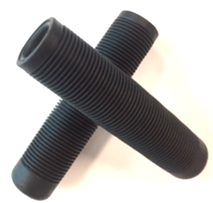 BICYCLE PARTS - GRIPS - GREAT BUDGET GRIP, 113MM LONG, MUSHROOM STYLE , CLOSED END, BLACK