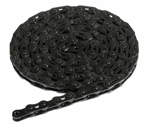 BICYCLE PARTS - CHAIN - 1/2 X 1/8 X 112L, TEFLON COATED, HEAVY DUTY, BLACK (YBN MK - 747)