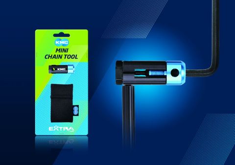 KMC Mini Chain Tool For Cycling - Quality Repair Tool With Hex Wrench And Neoprene Bag For Most Chains, Portable Bike Maintenance Gear