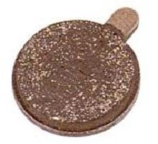 BICYCLE PARTS - BRAKE DISC PADS - ALHONGA MECHANICAL, ZOOM, 18.5MM BACKING PLATE