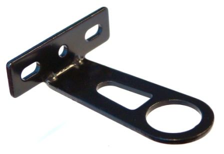 BICYCLE PARTS - BRACKET - FOR FRONT BASKET, 25.4MM STEERER, BLACK