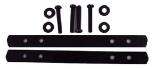 BICYCLE PARTS - BRACKET SET - SPARE SET, FOR REAR MESH BASKET, INCLUDES BOLTS & WASHERS