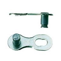 BICYCLE PARTS - CHAIN CONNECTOR - MISSING LINKS, 9 SPEED, 6.6MM, SILVER (6 PER CARD)