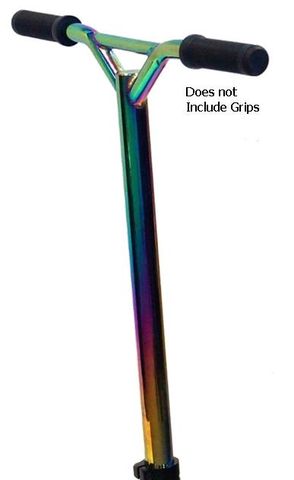 BICYCLE PARTS - SCOOTER HANDLEBAR, METAL HEAT 34.9MM CHROMOLY