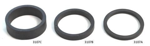 BICYCLE PARTS - PLASTIC SPACER, NYLON + FIBRE 29 X 35 X 10MM, BLACK FOR 1 - 1/8 HEAD SET