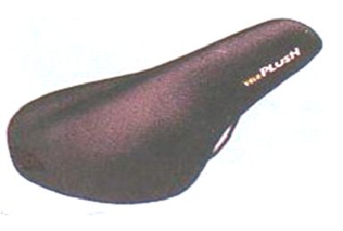 BICYCLE PARTS - SADDLE, LADIES MTB, VINYL TOP, 240 X 190MM BLACK