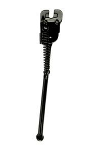 BICYCLE PARTS - KICKSTAND - 20 - REAR AXLE MOUNT - STEEL - BLACK - EASY TO FIT