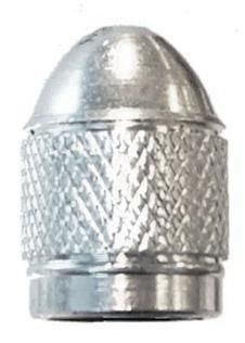 BICYCLE PARTS - VALVE CAP FOR A/V SILVER