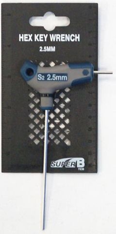 BICYCLE PARTS - HEX KEY T HANDLE 2.5MM