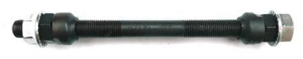 BICYCLE PARTS - AXLE - REAR BMX, 1/2 X 185MM, WITH CONE & NUT