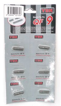 BICYCLE PARTS - PIN - QUICK FIX PIN, 9 SPEED (6 PER CARD)