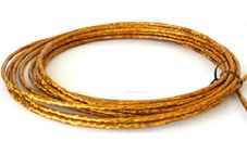 BICYCLE PARTS - GEAR CASING - HOLOGRAPHIC LEX OUTER CASING, 4MM X 7.6 METRES, GOLD