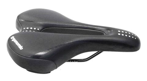 BICYCLE PARTS - SADDLE ERGONOMIC WITH CUT - OUT, SIZE 270*170MM, BLACK 'TOUR - SERIES'