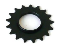 BICYCLE PARTS - FIXED COG - SCREW ON, STEEL, 1/8 X 17T, BLACK