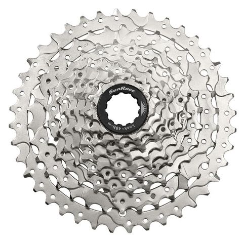 BICYCLE PARTS - CASSETTE - 9 SPEED, 11 - 36T, NICKEL , QUALITY SUNRACE PRODUCT