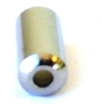 BICYCLE PARTS - END CAP - BRASS END CAP FOR GEAR SIS - SP, 5MM DIA, SILVER (BAG OF 200)