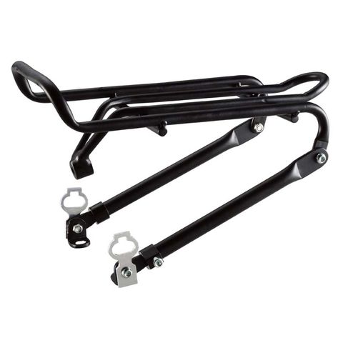 BICYCLE PARTS - CARRIER - FRONT RACK, ALLOY, ADJUSTABLE, MAX LOAD: 10KG (MOUNTS VIA BRAKE PIVOTS)