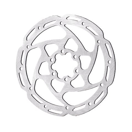 Tektro 180mm Disc Rotor For Bicycles - 6 Bolt Mount, 1.8mm Thickness, Includes Bolts, Excellent Heat Resistance For 2 Piston Brakes