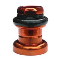 BICYCLE PARTS - HEADSET THREADED, 28.6 X 34 X 30MM, SEALED BEARINGS, ORANGE 1.1/8
