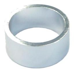 BICYCLE PARTS - SPACER ALLOY, 1 1/8 SILVER 20MM