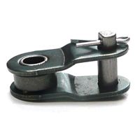 BICYCLE PARTS - OFFSET LINK - FOR 1/2 X 1/8 CHAIN, ONE PITCH (HALF LINK), BLACK (SOLD INDIVIDUALLY) (YBN)