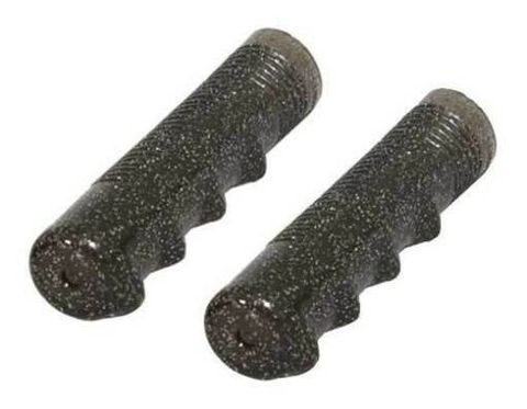 BICYCLE PARTS - GRIPS LOWRIDER/DRAGSTER GLITTER - BLACK LENGTH:120MM
