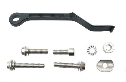 BICYCLE PARTS - CHAIN DROP PROTECTOR - ALLOY, 34T - 53T, BLACK