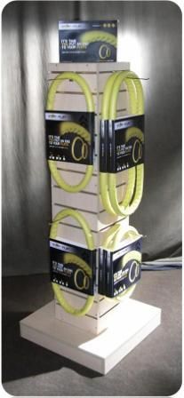 BICYCLE PARTS - STOPAFLAT DISPLAY STAND. STOCK NOT INCLUDED.