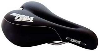 BICYCLE PARTS - SADDLE, LADIES O - ZONE GEL, PLUSH FOAM, CUT OUT, 170 X 240MM BLACK, QUALITY VELO MANUFACTURED PRODUCT