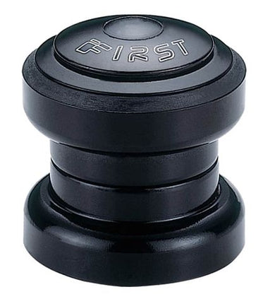 BICYCLE PARTS - AHEAD SET, BLACK, THREADLESS 1 1/8, CARTRIDGE BEARINGS, W/TOP CAP, 28.6 X 34 X 30MM