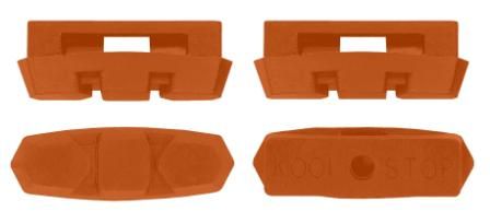 BICYCLE PARTS - BRAKE PADS - KOOL STOP SHIMANO AX ADAMAS SALMON KS - AXSA - 4 PCS