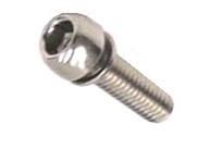 BICYCLE PARTS - STEM BOLT M6, 20MM, ALLEN KEY TYPE, ROUND HEAD, STAINLESS STEEL (SOLD INDIVIDUALLY)