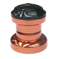 BICYCLE PARTS - HEADSET THREADLESS, 28.6 X 34 X 30MM, SEALED BEARINGS, ORANGE