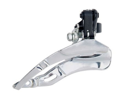 BICYCLE PARTS - FRONT DERAILLEUR 3 SPEED, CLAMP MOUNT, TOP PULL, 31.8 BLACK
