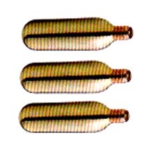BICYCLE PARTS - CO2 CARTRIDGE 16G UNTHREADED, SET 3