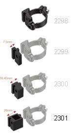 BICYCLE PARTS - EXTENSION 28MM - CLAMP FOR FRONT DERAILEUR 34.9MM (ITEM 2298) M6 X 40 BOLT