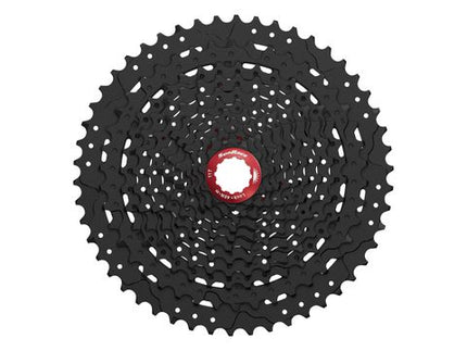 BICYCLE PARTS - CASSETTE - 11 SPEED, 11 - 51T, BLACK CHROME, QUALITY SUNRACE CASSETTE