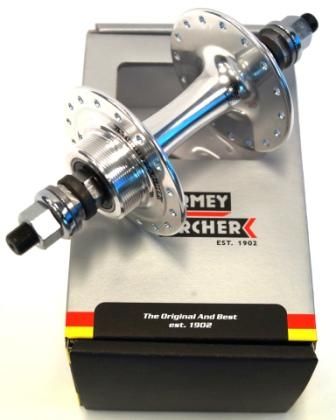 BICYCLE PARTS - HUB STURMEY ARCHER REAR 32H, SILVER, DOUBLE SIDED, SEALED BEARING, HIGH FLANGE TRACK, HBT30 - R - 120/130MM O.L.D.