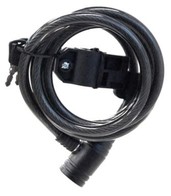 BICYCLE PARTS - CABLE LOCK W/KEY 12 X 1800MM (MADE IN TAIWAN)