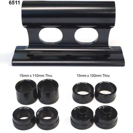 BICYCLE PARTS - FORK MOUNT - UNIVERSAL FOR M9, M12, M15 FOR W100MM AND W 110MM BLACK (SUITS BOOST & NON BOOST)