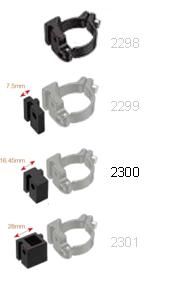 BICYCLE PARTS - EXTENSION 16.45MM - CLAMP FOR FRONT DERAILEUR 34.9MM (ITEM 2298) M6 X 30 BOLT